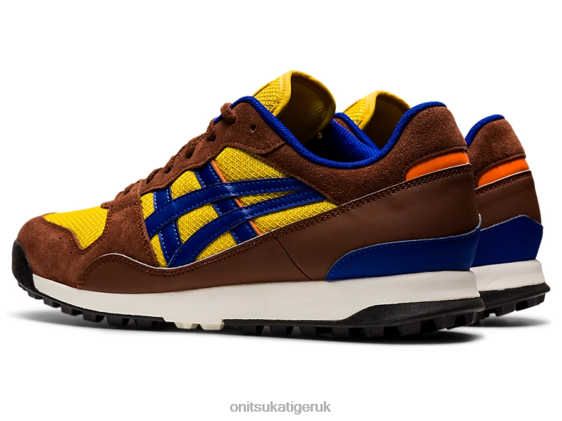 Unisex HORIZONIA XTBPR42 Shoes Onitsuka Tiger Chrome Yellow/Prussian Blue