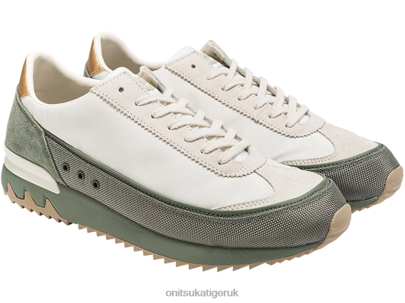 Unisex HSINTI XTBPR345 Shoes Onitsuka Tiger Cream/Lichen Green