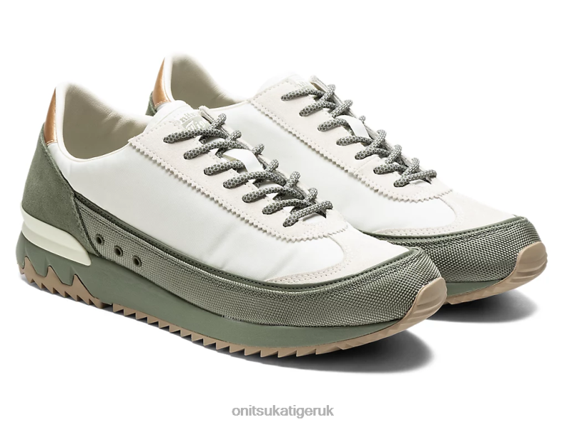 Unisex HSINTI XTBPR345 Shoes Onitsuka Tiger Cream/Lichen Green
