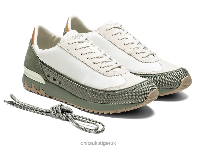 Unisex HSINTI XTBPR345 Shoes Onitsuka Tiger Cream/Lichen Green