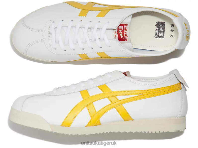 Unisex LIMBER UP NM XTBPR255 Shoes Onitsuka Tiger White/Yellow