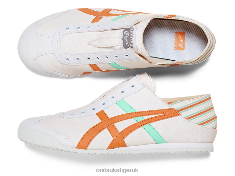 Unisex MEXICO 66 PARATY XTBPR25 Shoes Onitsuka Tiger White/Rust Orange
