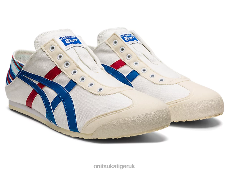 Unisex MEXICO 66 PARATY XTBPR341 Shoes Onitsuka Tiger White/Classic Blue
