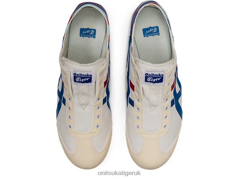 Unisex MEXICO 66 PARATY XTBPR341 Shoes Onitsuka Tiger White/Classic Blue