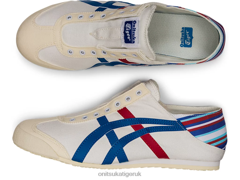 Unisex MEXICO 66 PARATY XTBPR341 Shoes Onitsuka Tiger White/Classic Blue