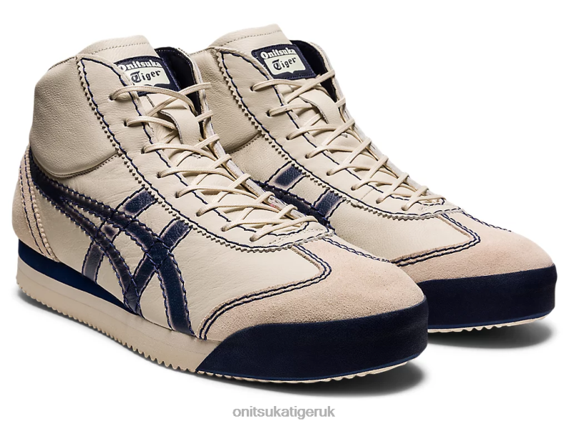 Unisex MEXICO 66 SD PF MR XTBPR288 Shoes Onitsuka Tiger Birch/Peacoat