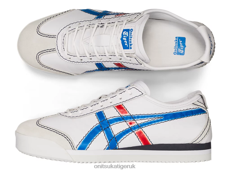 Unisex MEXICO 66 SD PF XTBPR274 Shoes Onitsuka Tiger White/Directoire Blue
