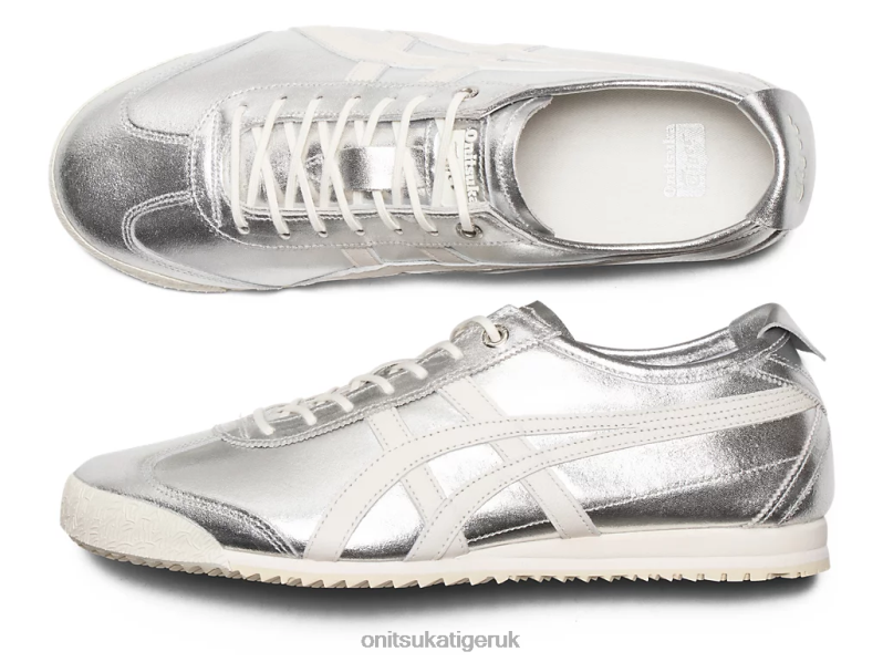 Unisex MEXICO 66 SD XTBPR108 Shoes Onitsuka Tiger Pure Silver/Cream