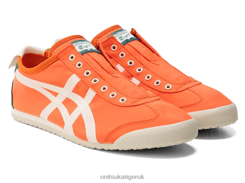 Unisex MEXICO 66 SLIP-ON XTBPR119 Shoes Onitsuka Tiger Vermilion Tomato/Cream