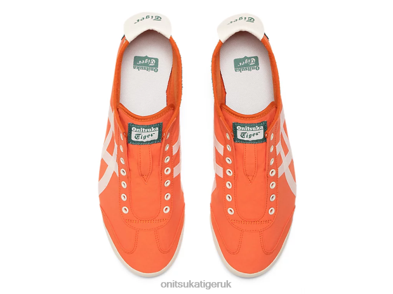 Unisex MEXICO 66 SLIP-ON XTBPR119 Shoes Onitsuka Tiger Vermilion Tomato/Cream