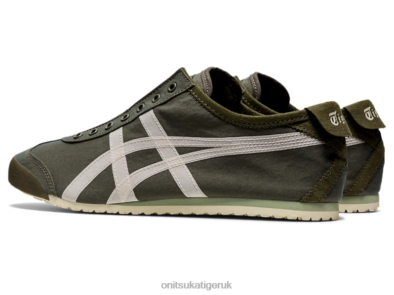 Unisex MEXICO 66 SLIP-ON XTBPR180 Shoes Onitsuka Tiger Mantle Green/Birch