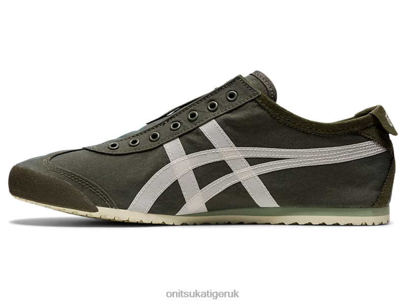 Unisex MEXICO 66 SLIP-ON XTBPR180 Shoes Onitsuka Tiger Mantle Green/Birch