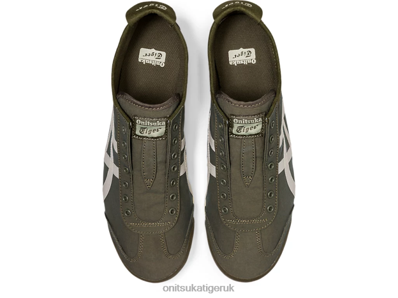 Unisex MEXICO 66 SLIP-ON XTBPR180 Shoes Onitsuka Tiger Mantle Green/Birch