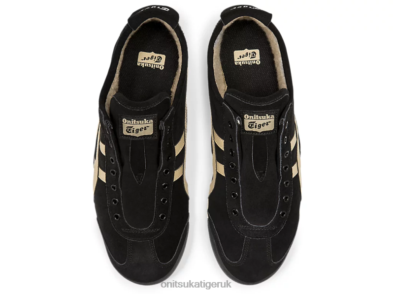 Unisex MEXICO 66 SLIP-ON XTBPR348 Shoes Onitsuka Tiger Black/Wood Crepe