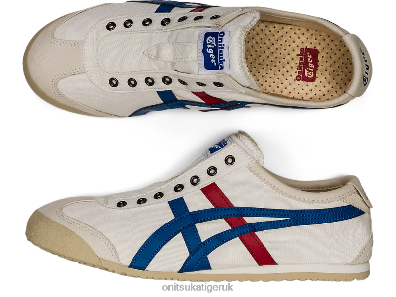 Unisex MEXICO 66 SLIP-ON XTBPR361 Shoes Onitsuka Tiger White/Tricolor