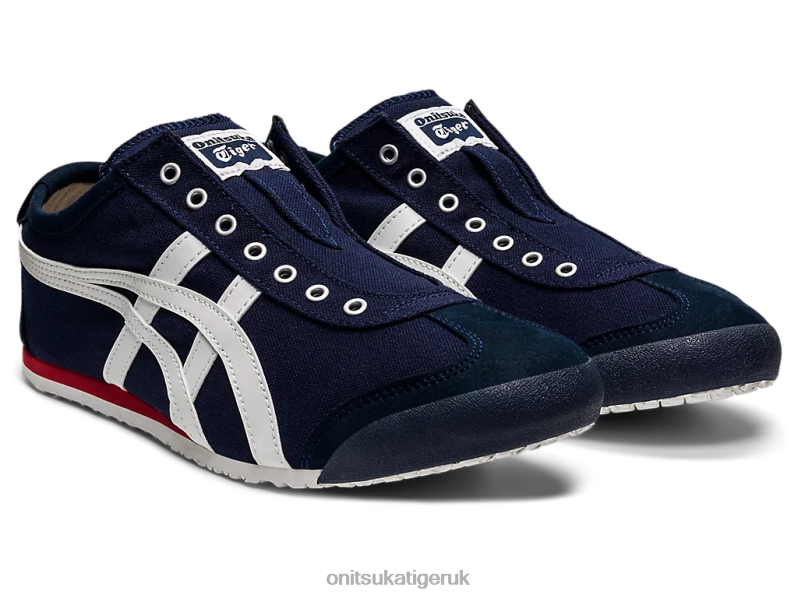 Unisex MEXICO 66 SLIP-ON XTBPR362 Shoes Onitsuka Tiger Navy/Off White