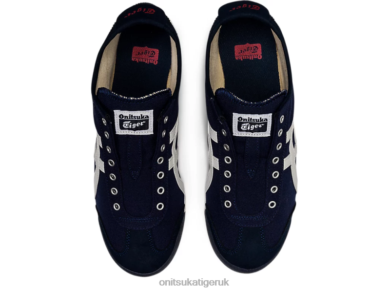 Unisex MEXICO 66 SLIP-ON XTBPR362 Shoes Onitsuka Tiger Navy/Off White