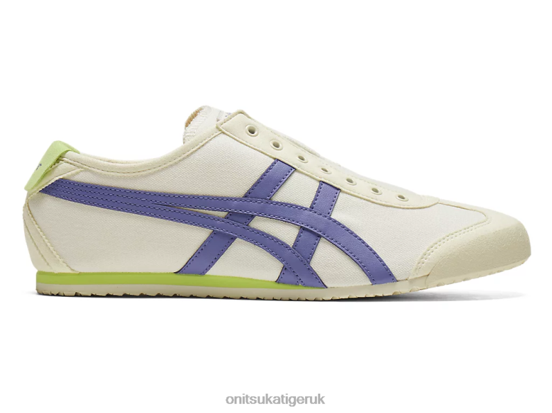 Unisex MEXICO 66 SLIP-ON XTBPR44 Shoes Onitsuka Tiger Cream/Ultramarine Blue