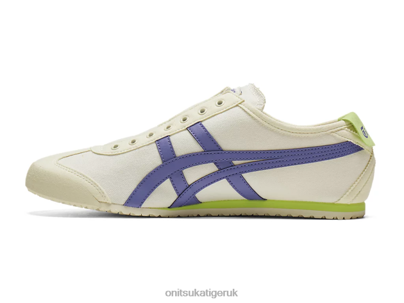 Unisex MEXICO 66 SLIP-ON XTBPR44 Shoes Onitsuka Tiger Cream/Ultramarine Blue