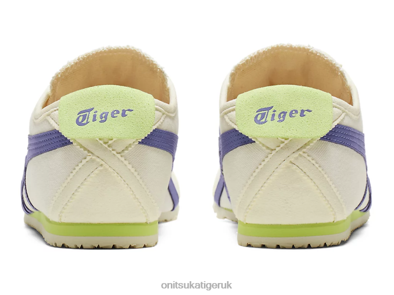 Unisex MEXICO 66 SLIP-ON XTBPR44 Shoes Onitsuka Tiger Cream/Ultramarine Blue