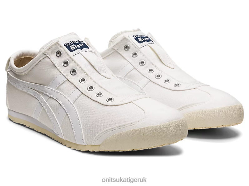 Unisex MEXICO 66 SLIP-ON XTBPR6 Shoes Onitsuka Tiger White