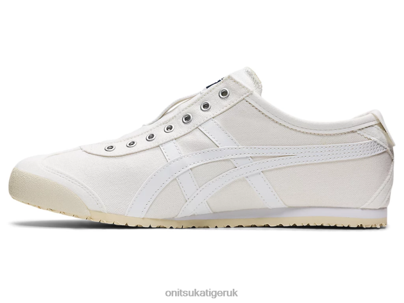 Unisex MEXICO 66 SLIP-ON XTBPR6 Shoes Onitsuka Tiger White