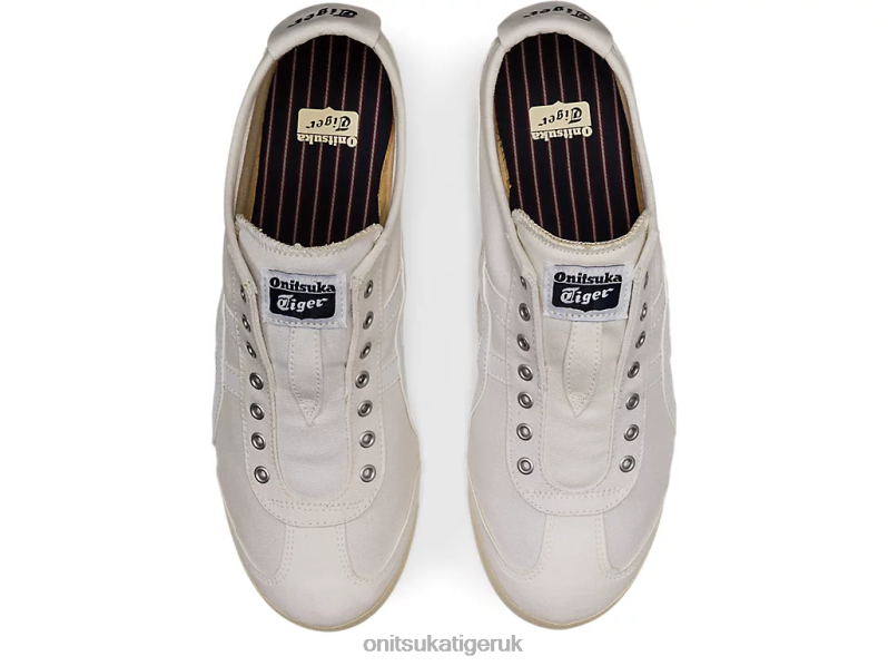 Unisex MEXICO 66 SLIP-ON XTBPR6 Shoes Onitsuka Tiger White