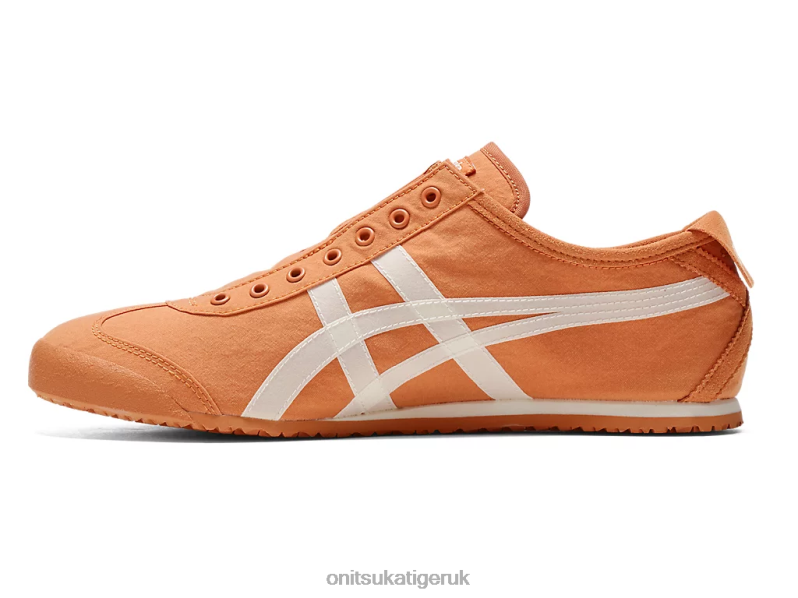 Unisex MEXICO 66 SLIP-ON XTBPR8 Shoes Onitsuka Tiger Rust Orange/Cream