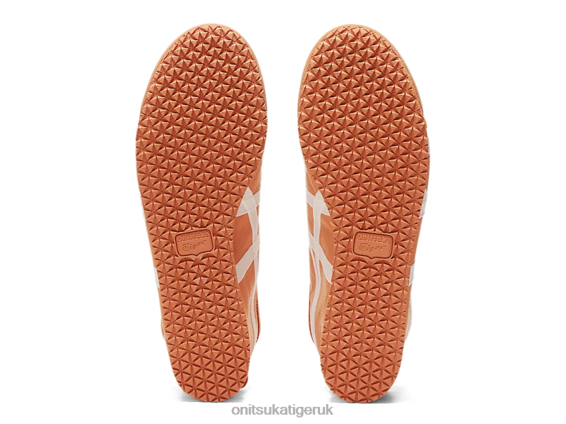 Unisex MEXICO 66 SLIP-ON XTBPR8 Shoes Onitsuka Tiger Rust Orange/Cream
