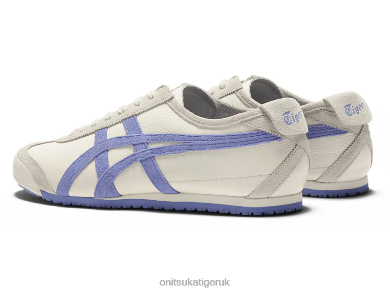 Unisex MEXICO 66 VIN XTBPR82 Shoes Onitsuka Tiger Cream/Violet Storm