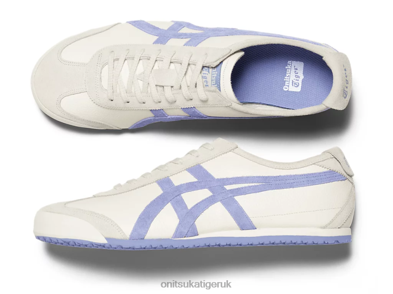 Unisex MEXICO 66 VIN XTBPR82 Shoes Onitsuka Tiger Cream/Violet Storm