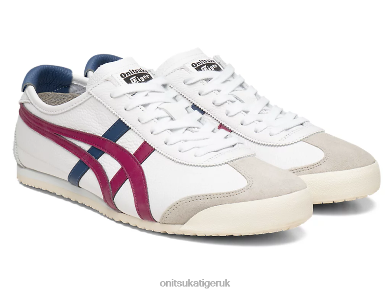 Unisex MEXICO 66 XTBPR131 Shoes Onitsuka Tiger White/Dried Berry
