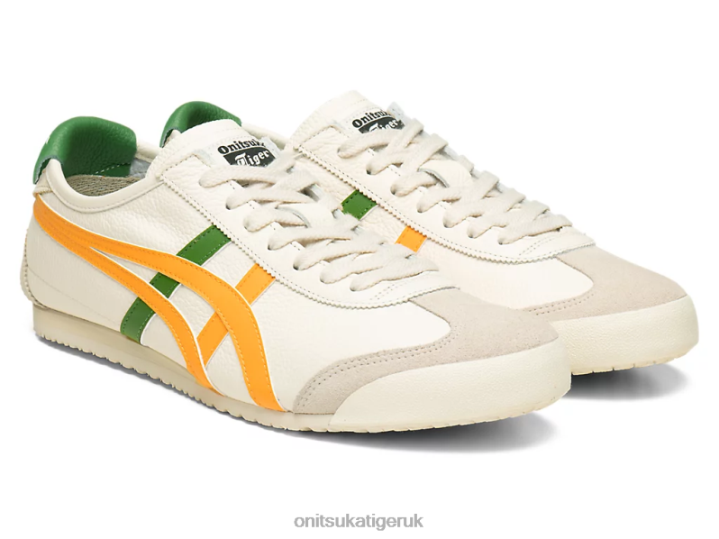 Unisex MEXICO 66 XTBPR132 Shoes Onitsuka Tiger Cream/Citrus