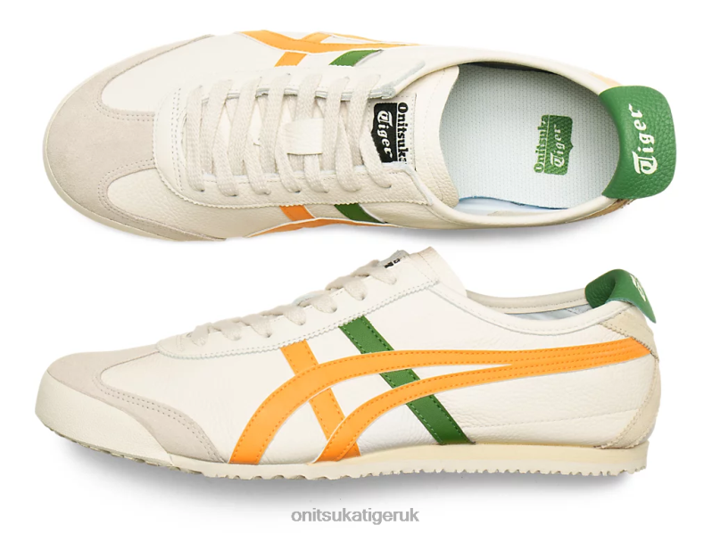 Unisex MEXICO 66 XTBPR132 Shoes Onitsuka Tiger Cream/Citrus