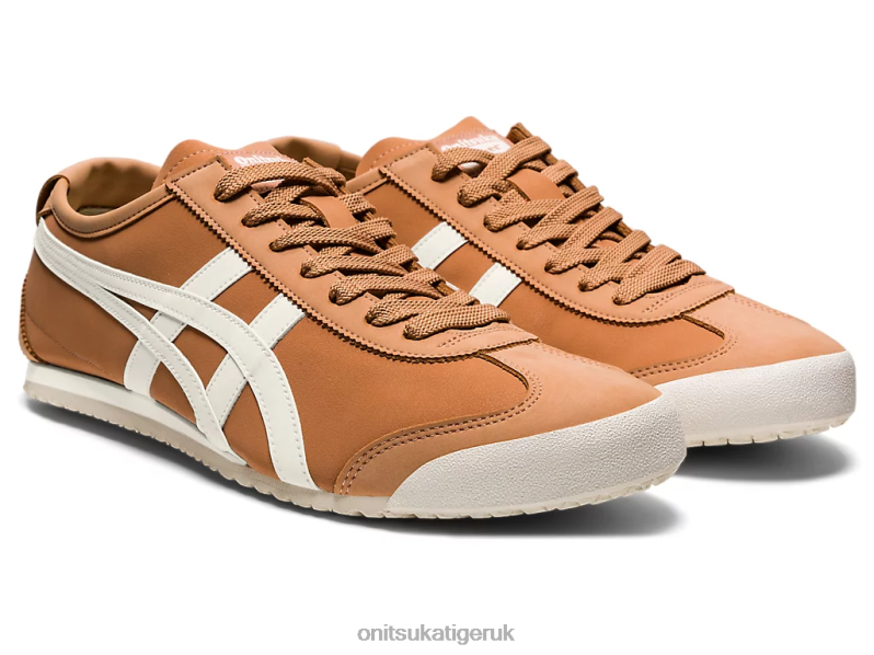 Unisex MEXICO 66 XTBPR145 Shoes Onitsuka Tiger Sand Red/Cream