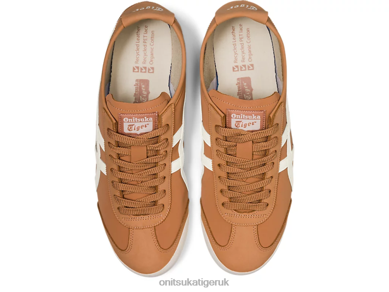 Unisex MEXICO 66 XTBPR145 Shoes Onitsuka Tiger Sand Red/Cream