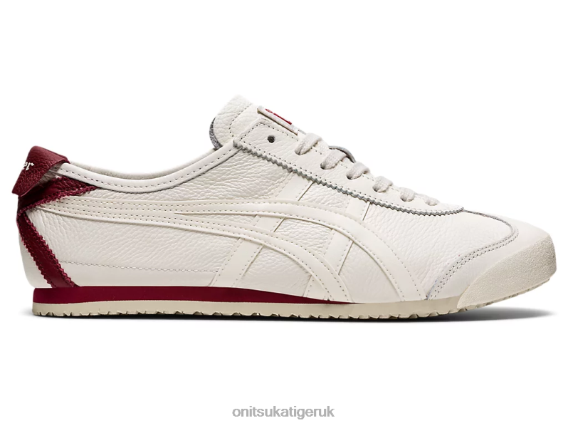 Unisex MEXICO 66 XTBPR166 Shoes Onitsuka Tiger Cream/Beet Juice