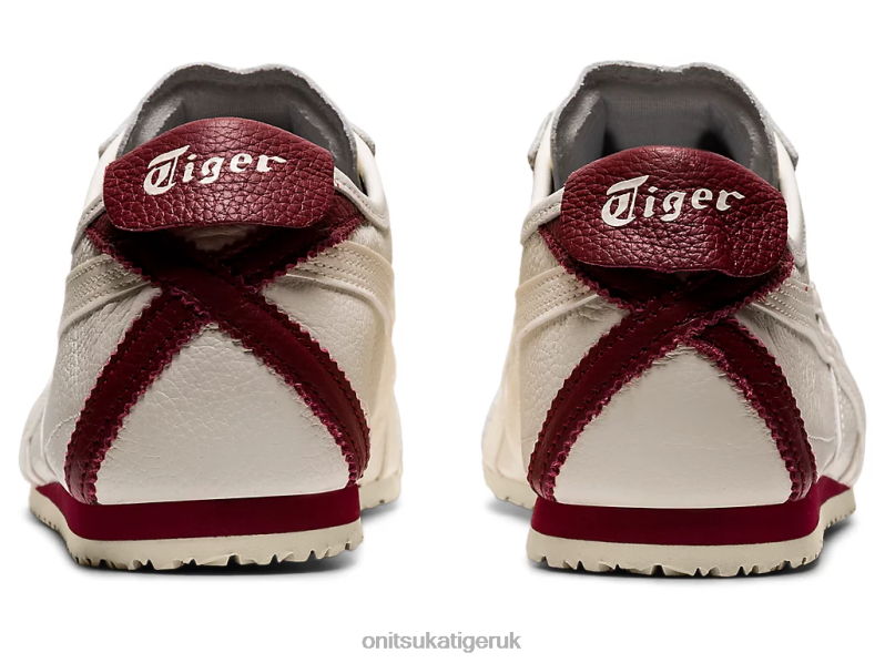 Unisex MEXICO 66 XTBPR166 Shoes Onitsuka Tiger Cream/Beet Juice