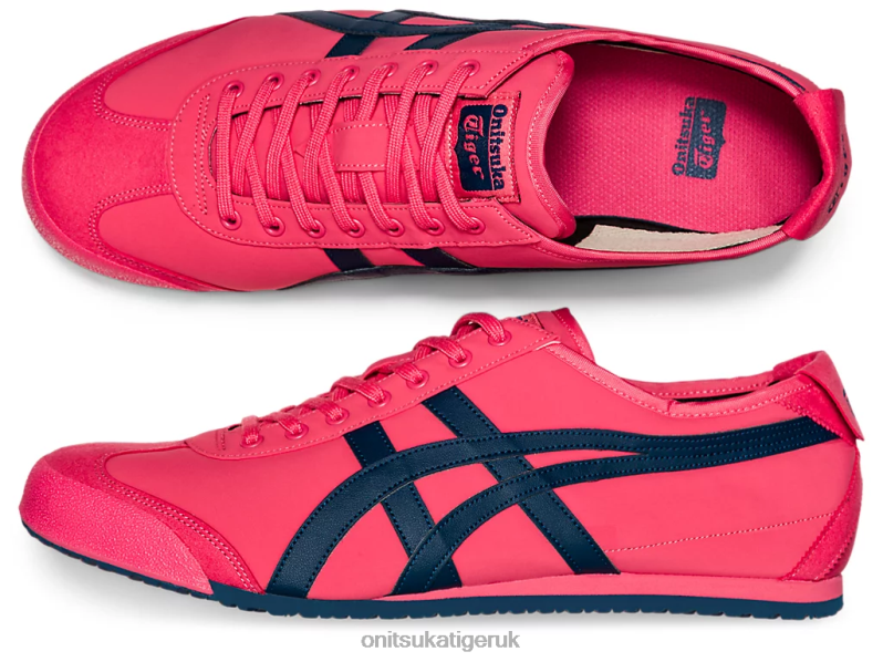 Unisex MEXICO 66 XTBPR228 Shoes Onitsuka Tiger Pink Cameo/Mako Blue
