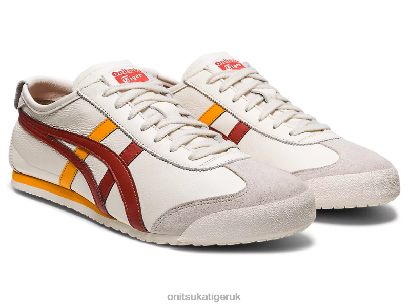 Unisex MEXICO 66 XTBPR261 Shoes Onitsuka Tiger Cream/Spice Latte