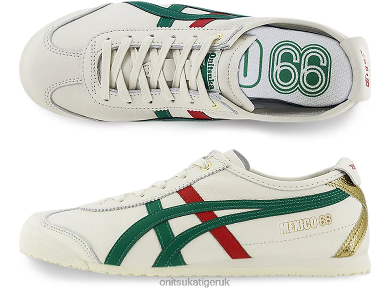 Unisex MEXICO 66 XTBPR275 Shoes Onitsuka Tiger Birch/Kale
