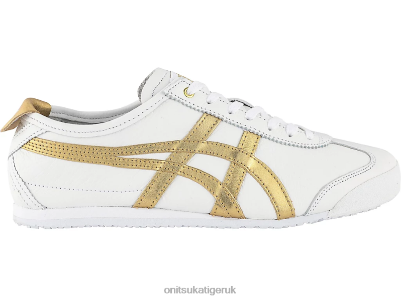 Unisex MEXICO 66 XTBPR352 Shoes Onitsuka Tiger White/Gold