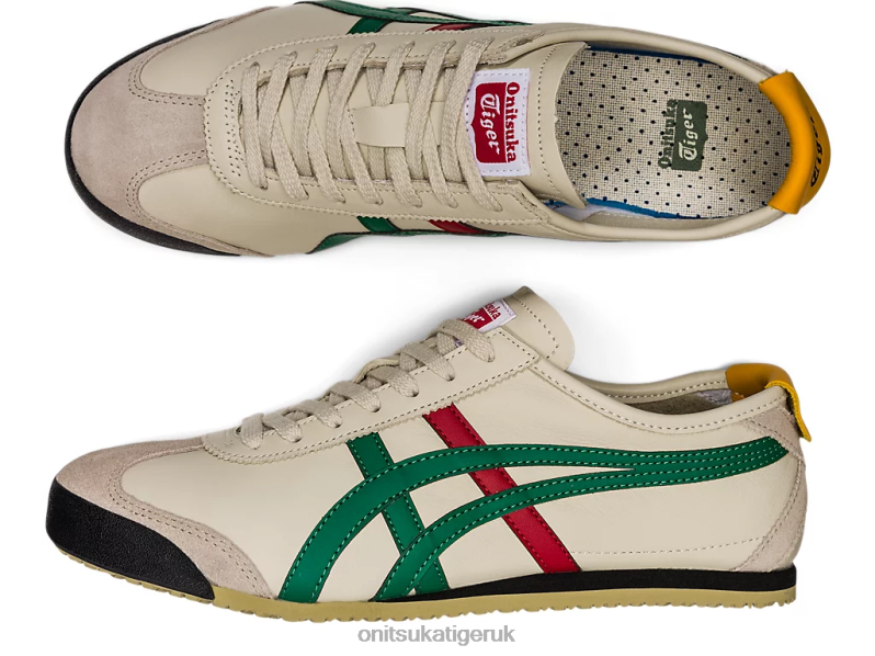 Unisex MEXICO 66 XTBPR354 Shoes Onitsuka Tiger Birch/Green
