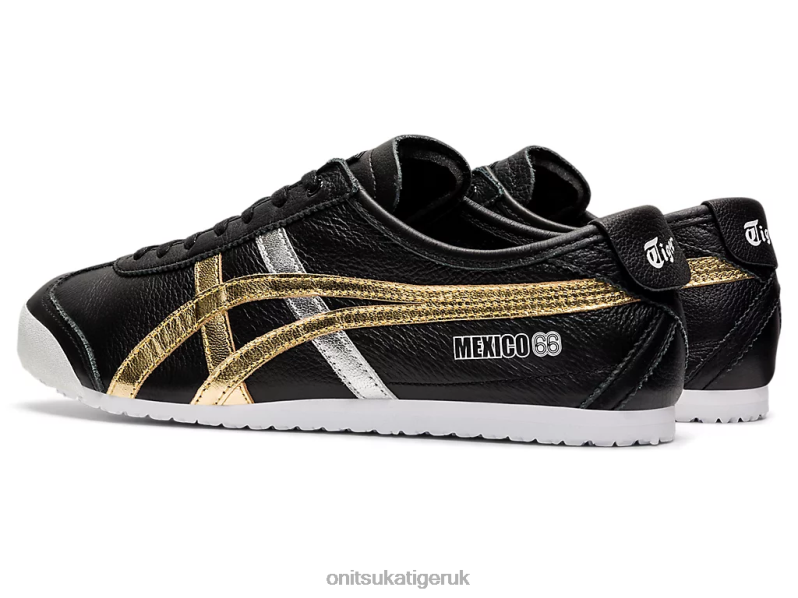 Unisex MEXICO 66 XTBPR357 Shoes Onitsuka Tiger Black/Gold