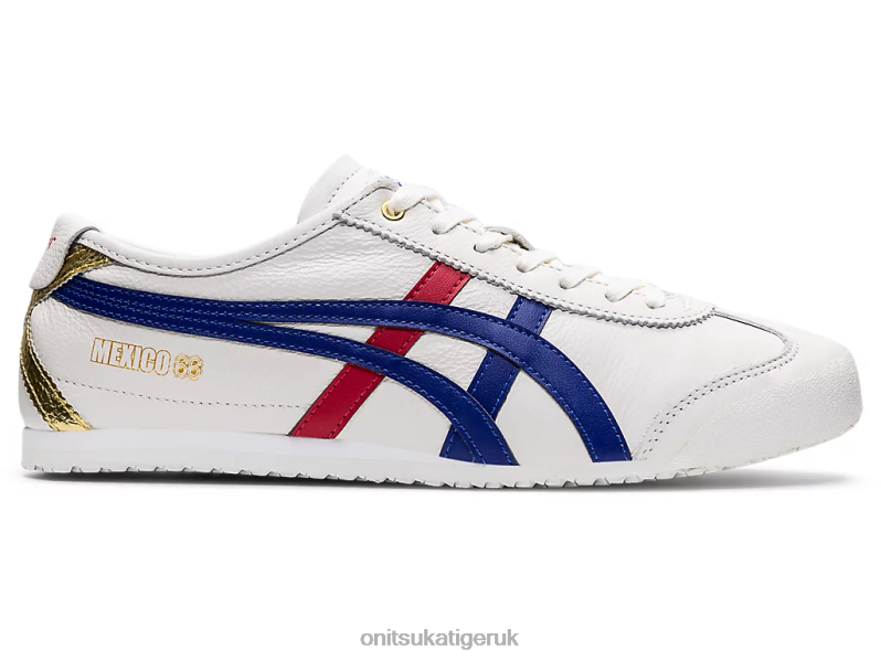 Unisex MEXICO 66 XTBPR363 Shoes Onitsuka Tiger White/Dark Blue