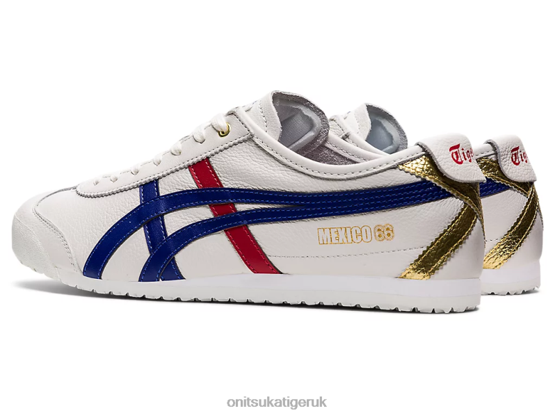 Unisex MEXICO 66 XTBPR363 Shoes Onitsuka Tiger White/Dark Blue