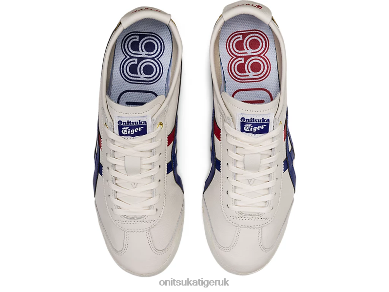 Unisex MEXICO 66 XTBPR363 Shoes Onitsuka Tiger White/Dark Blue