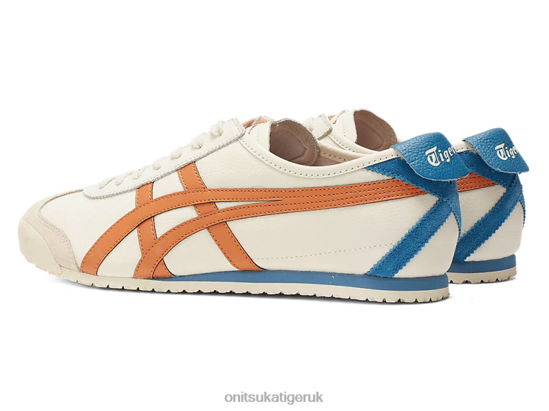 Unisex MEXICO 66 XTBPR55 Shoes Onitsuka Tiger Cream/Rust Orange