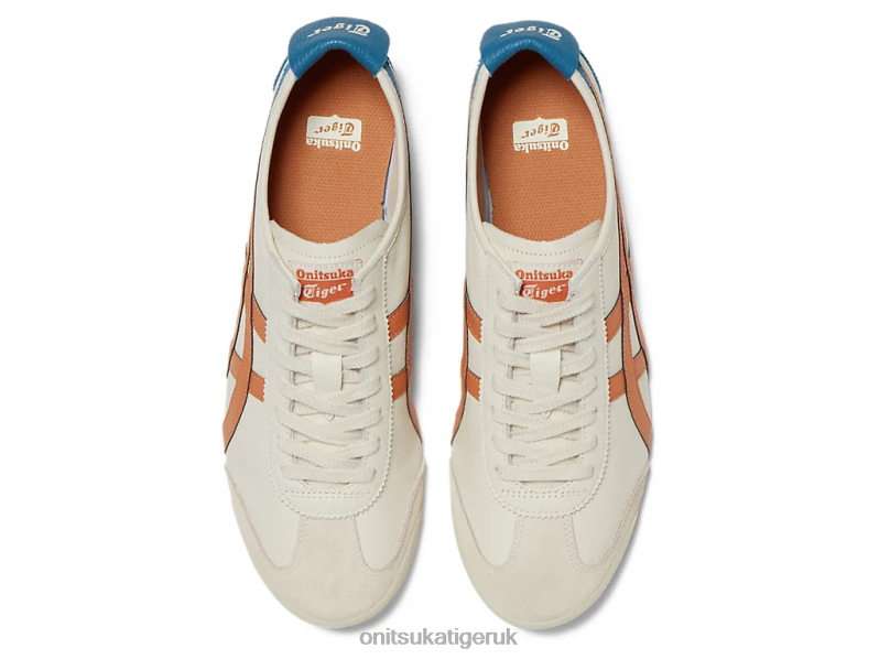 Unisex MEXICO 66 XTBPR55 Shoes Onitsuka Tiger Cream/Rust Orange