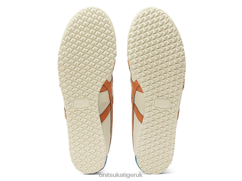 Unisex MEXICO 66 XTBPR55 Shoes Onitsuka Tiger Cream/Rust Orange